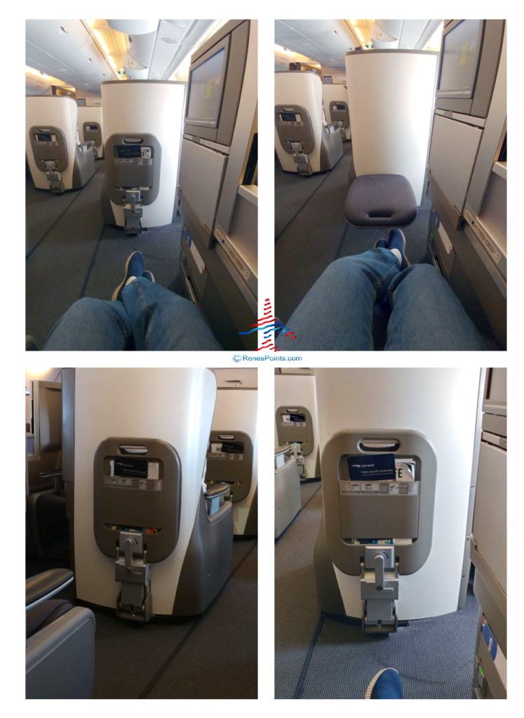 a collage of a person's legs and a seat