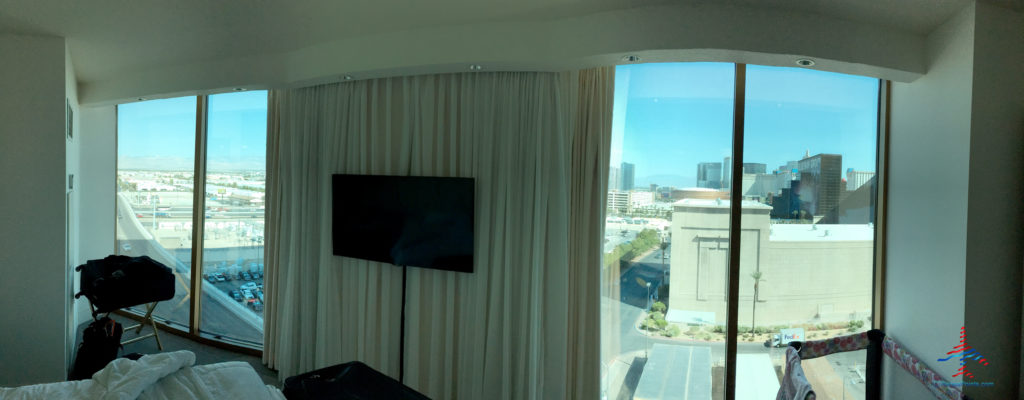 Panoramic suite at Delano Las Vegas, an Amex Fine Hotels & Resorts property and Chase Luxury Hotels & Resorts property.
