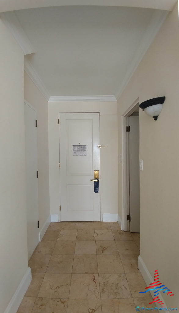 a white door in a hallway