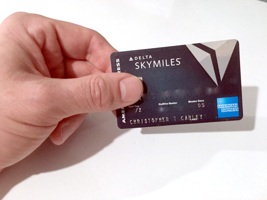 A Delta SkyMiles® Reserve American Express Card (consumer/personal version)