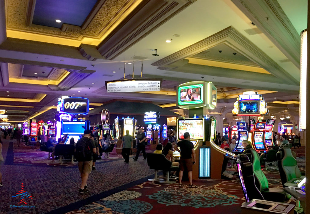 The casino at Mandalay Bay Resort in Paradise, Nevada, outside of Las Vegas.