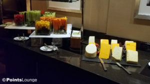 Evening snacks at the Sheraton Times Square Hotel in New York City. My SPG Business Amex (RIP :-( ) got me in here. 