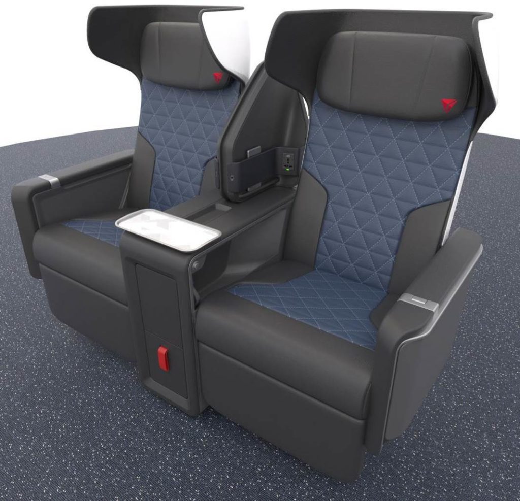 New Delta Air Lines first class seats