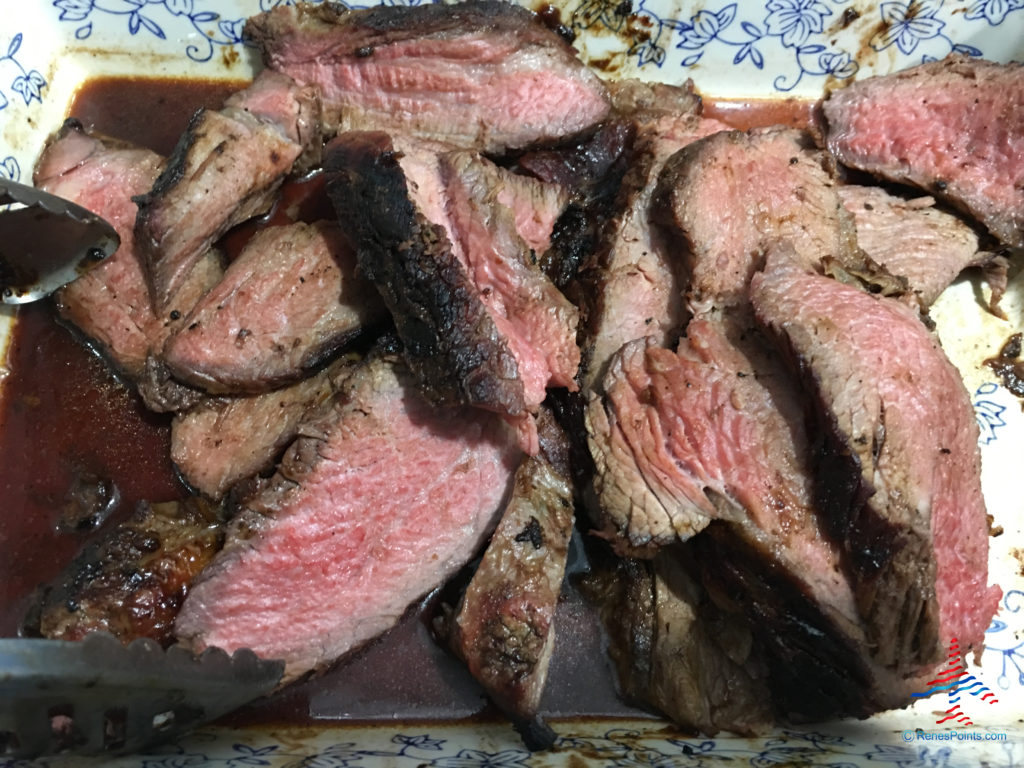 Grilled tri tip steak