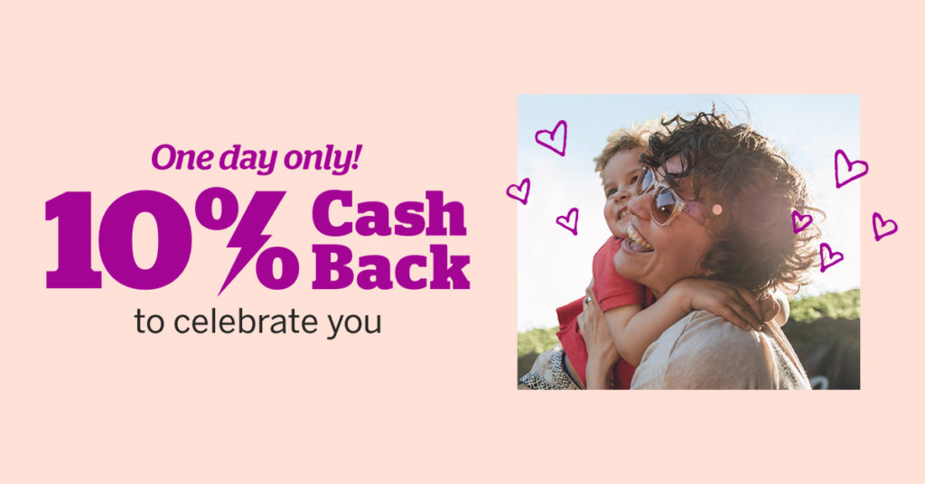 Get 10% cash back today as part of Rakuten's Member Appreciation Day!