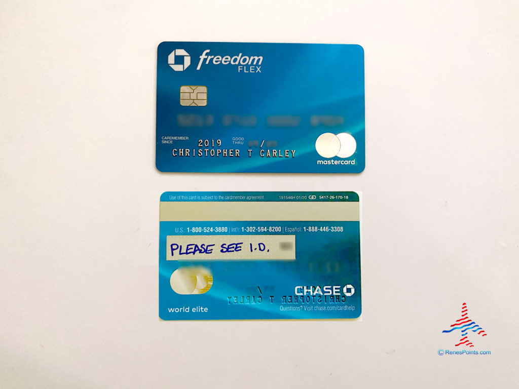 Front and back images of the Chase Freedom Flex℠ Card