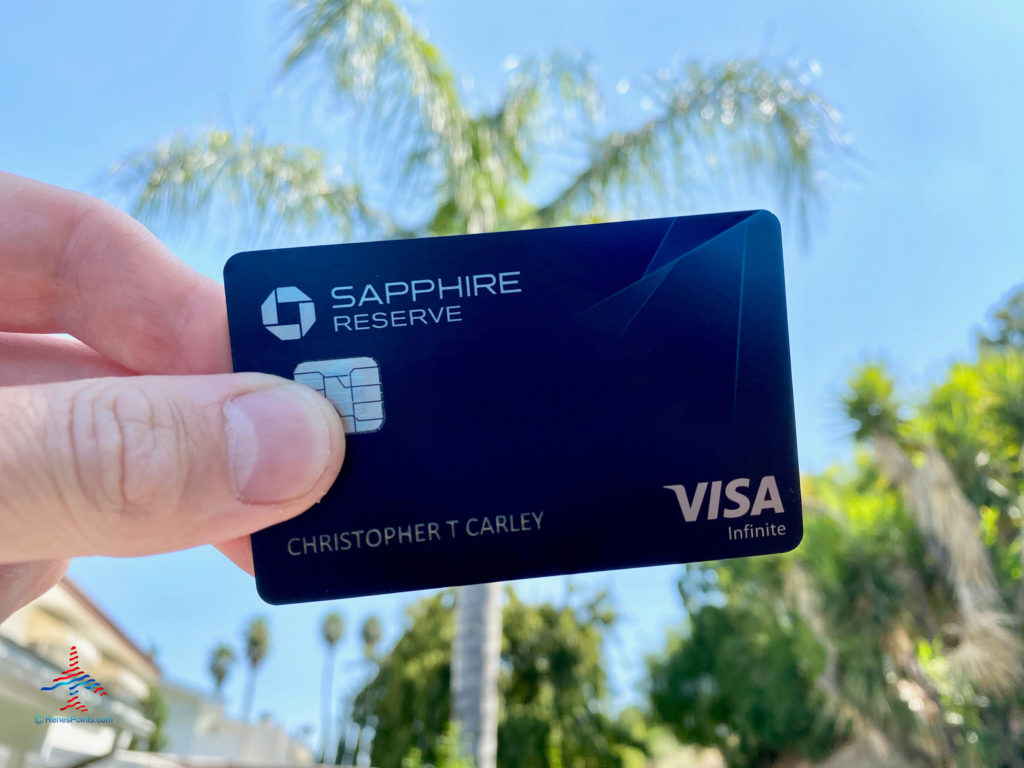 The Chase Sapphire Reserve® Visa Infinite Credit Card