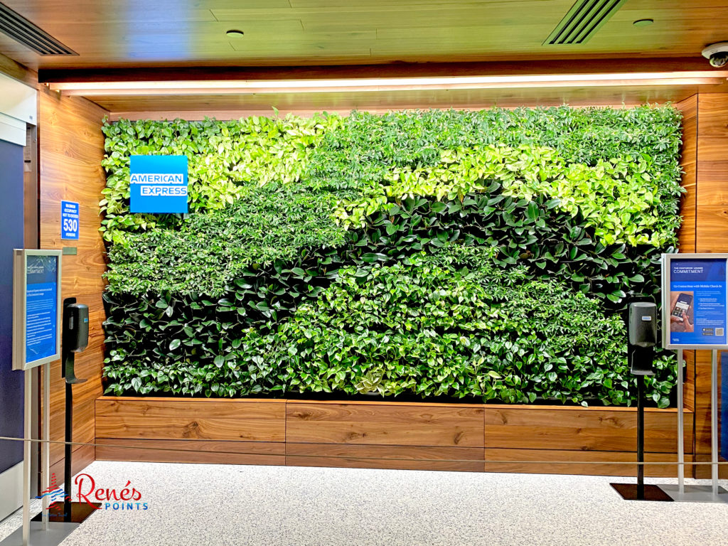 The lobby of the American Express Centurion Lounge LAX is seen inside the Tom Bradley International Terminal (TBIT) at Los Angeles International Airport in Los Angeles, CA. (©Chris Carley/RenesPoints.com)