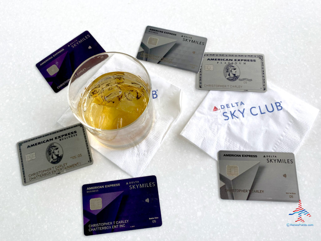 Various American Express cards get you access to Delta Sky Clubs -- though some require an entrance fee.