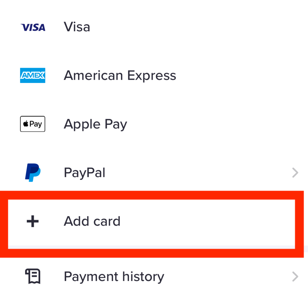 Add your SoFi debit card to your Lyft account